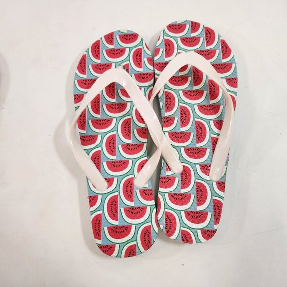 Avon Flip Flop Lot Fruit Theme Size Medium Cherry Watermelon Lemon NEW - Picture 14 of 14